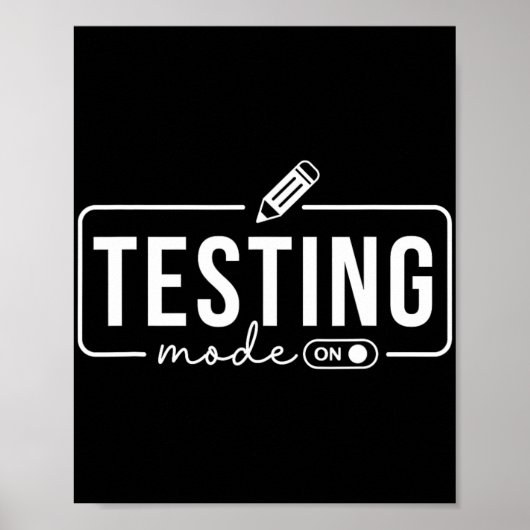 Poster Le mode est sur Funky Motivational Test Jour Ensei (Devant)