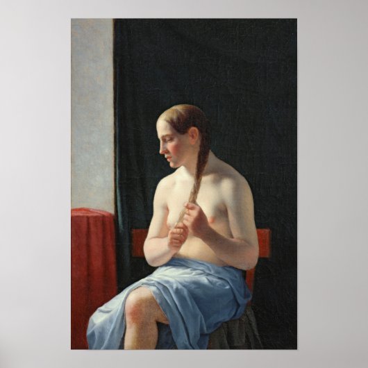 Poster Le modèle, 1839 (Devant)