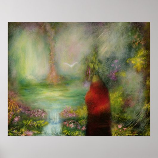 Poster Le moine tibétain 1989 (Devant)