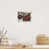 Poster Le mois d'avril : Dans les prés (Cuisine)