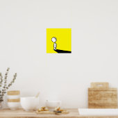 Poster Le moment de se regarder soi-même. (Cuisine)