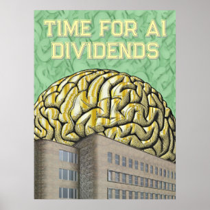 Poster Le moment des dividendes de l'IA