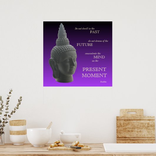 Poster Le moment présent (Cuisine)