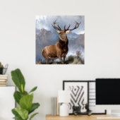 Poster Le monarque du verre par Sir Edwin Landseer (Bureau à domicile)