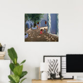 Poster Le monastère de Mykonos (Bureau à domicile)