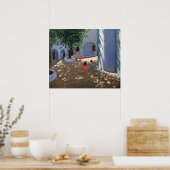 Poster Le monastère de Mykonos (Cuisine)