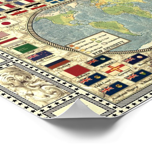 Poster Le monde - 1914 (Coin)