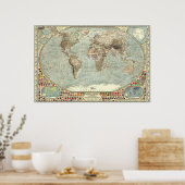 Poster Le monde - 1914 (Cuisine)