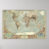 Poster Le monde - 1914 (Devant)