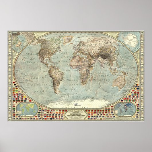 Poster Le monde - 1914 (Devant)