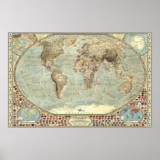 Poster Le monde - 1938 (Devant)