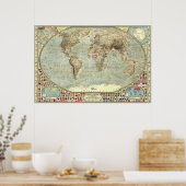 Poster Le monde - 1938 (Cuisine)