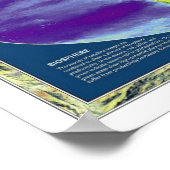 Poster " Le Monde : 2008/aujourd'hui - Carte satellite .. (Coin)