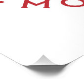 Poster Le monde a besoin de plus d'amour coquette preppy (Coin)