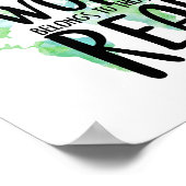 Poster Le monde appartient à ceux qui lisent l'art imprim (Coin)