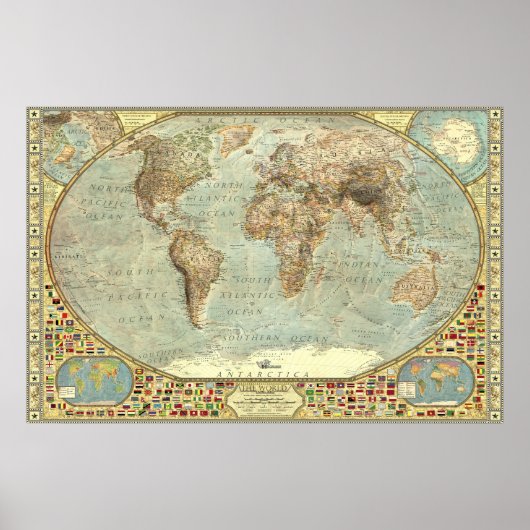 Poster Le monde - Décoratif (Devant)