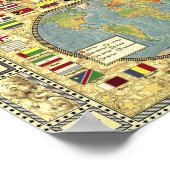 Poster Le monde - Décoratif (Coin)