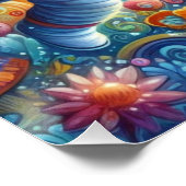 Poster Le monde des astronautes Wimsical (Coin)