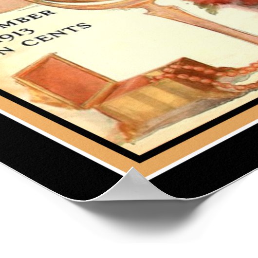 Poster "Le monde des dames" 1913 (Coin)