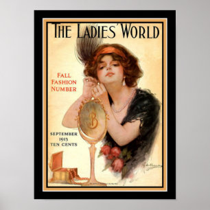 Poster "Le monde des dames" 1913