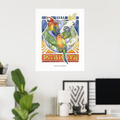 Poster Le monde du perroquet (Bureau à domicile)