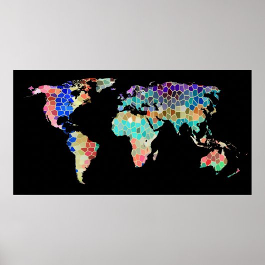 Poster Le monde en noir (Devant)