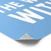 Poster Le Monde Est Avec L'Ukraine (Coin)