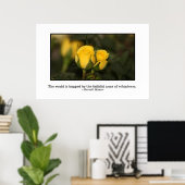 Poster Le monde est enlacé par des bénévoles (Bureau à domicile)