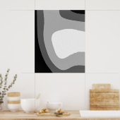 Poster Le monde est gris (Cuisine)
