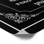 Poster Le monde est un livre -Saint Augustine (Coin)