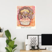 Poster Le monde est votre huître ! (Bureau à domicile)