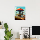 Poster Le monde fantastique des champignons (Bureau à domicile)