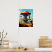 Poster Le monde fantastique des champignons (Cuisine)