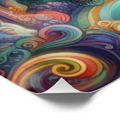 Poster Le monde lunatique d'un rêve d'enfant (Coin)