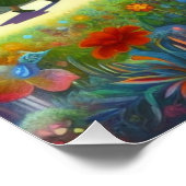 Poster Le monde lunatique d'un rêve d'enfant Noël (Coin)