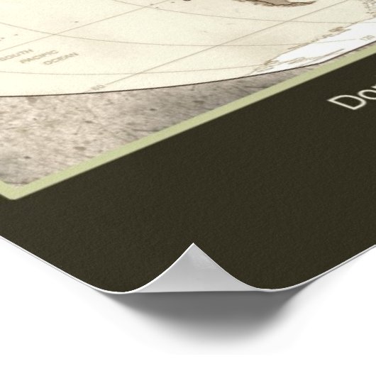 Poster Le monde ne vous doit rien (Coin)