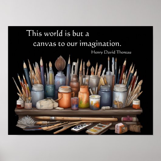 Poster Le monde n'est qu'une toile (Devant)