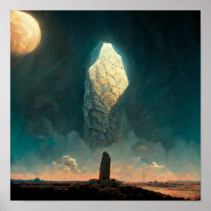 Poster Le Monolithe 3 Imaginaire Sci-Fi