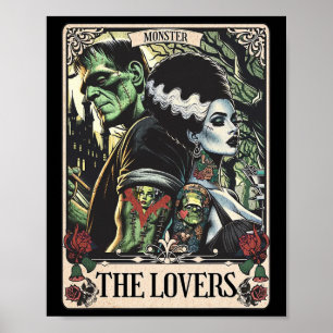 Poster Le Monster Frankenstein Et Marier Les Amateurs Tar
