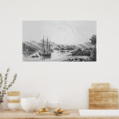 Poster Le mont Burney des îles Otter (Cuisine)