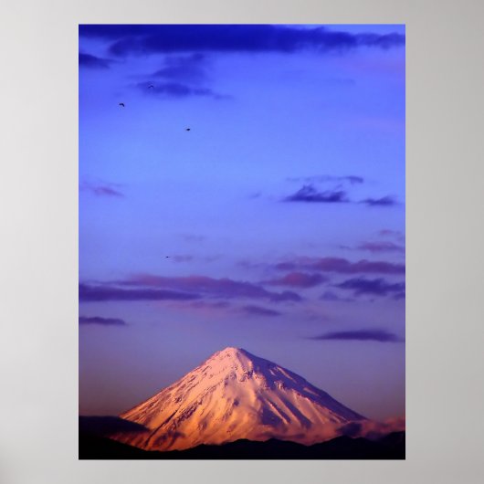 Poster Le mont Damavand (Devant)