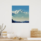 Poster "Le Mont des Cinq Trésors" de Nicholas Roerich (Cuisine)