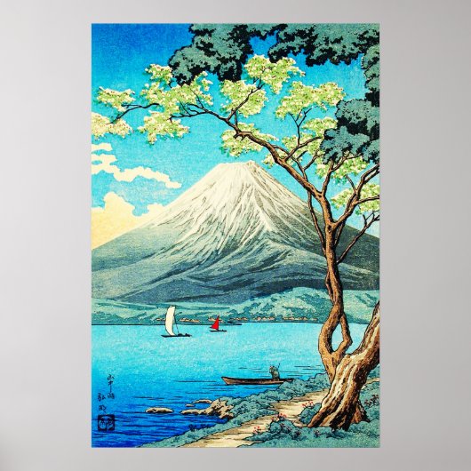 Poster Le Mont Fuji (Devant)
