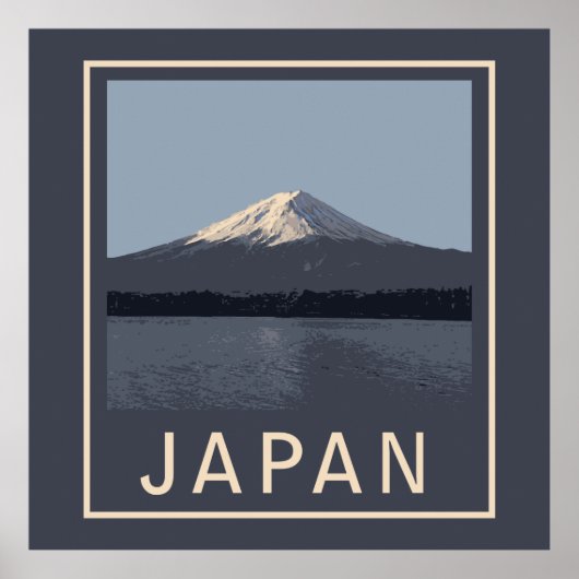 Poster Le Mont Fuji (Devant)