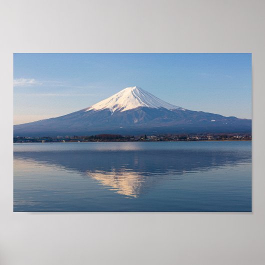 Poster Le Mont Fuji au Japon (Devant)