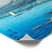 Poster Le Mont Fuji du lac Yamanaka par Hiroaki Takahashi (Coin)