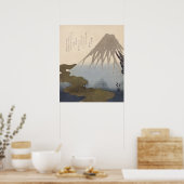 Poster Le Mont Fuji sous la neige (Cuisine)