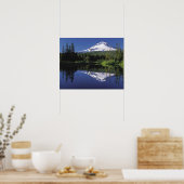 Poster Le Mont Hood Et Le Lac Mirror (Cuisine)