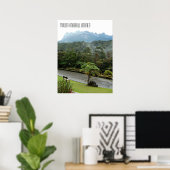 Poster Le mont Kinabalu et la jungle de Bornéo (Bureau à domicile)