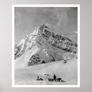Poster Le mont McKinley majestueux 1908